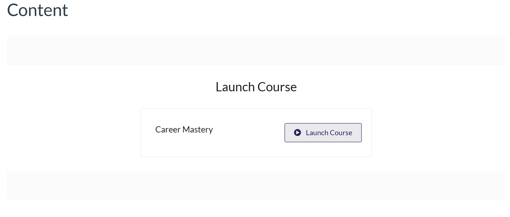 AOM LTI launch course